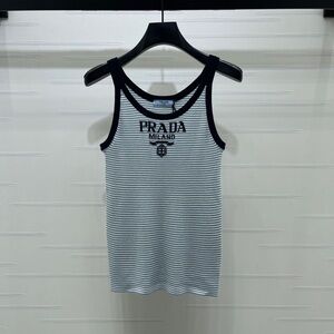Prada striped knit vest
